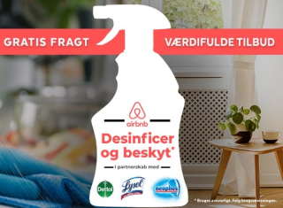 Vores samarbejde | Lysol & Airbnb